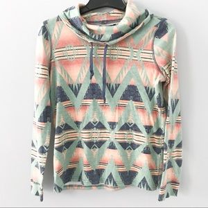 American living tribal printed pullover